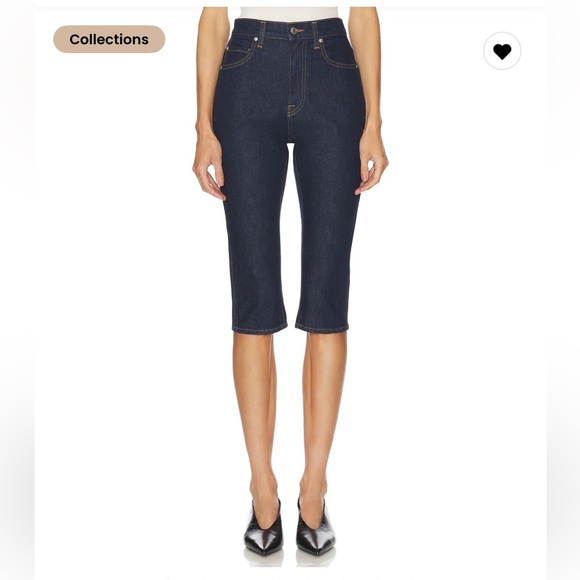 GRLFRND Zoe Capri in Dark Indigo